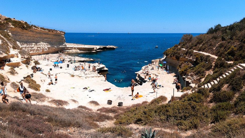 Maltese coastline