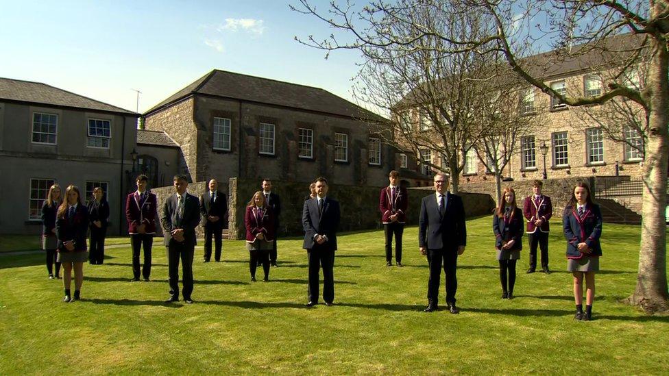 Silence is observed at Royal School Armagh