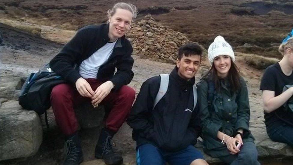 Salman Khan in the Peak District with his friends in 2014