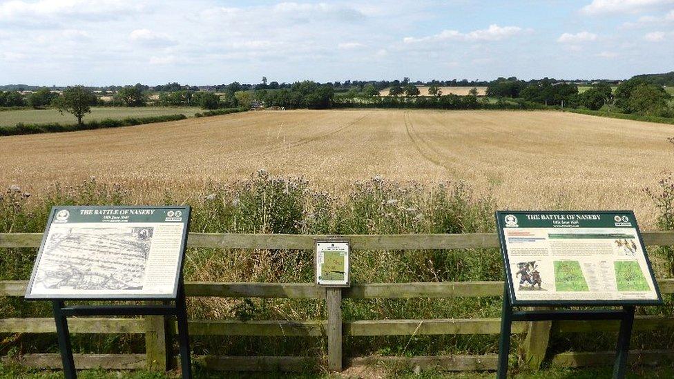 Naseby Battlefield - Looking across Broadmoor