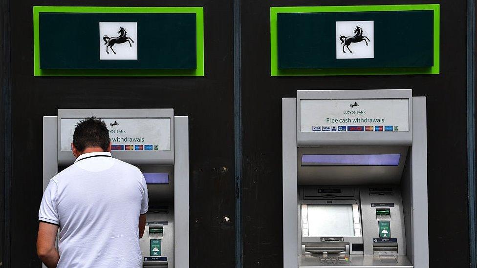 Lloyds Bank cash machine