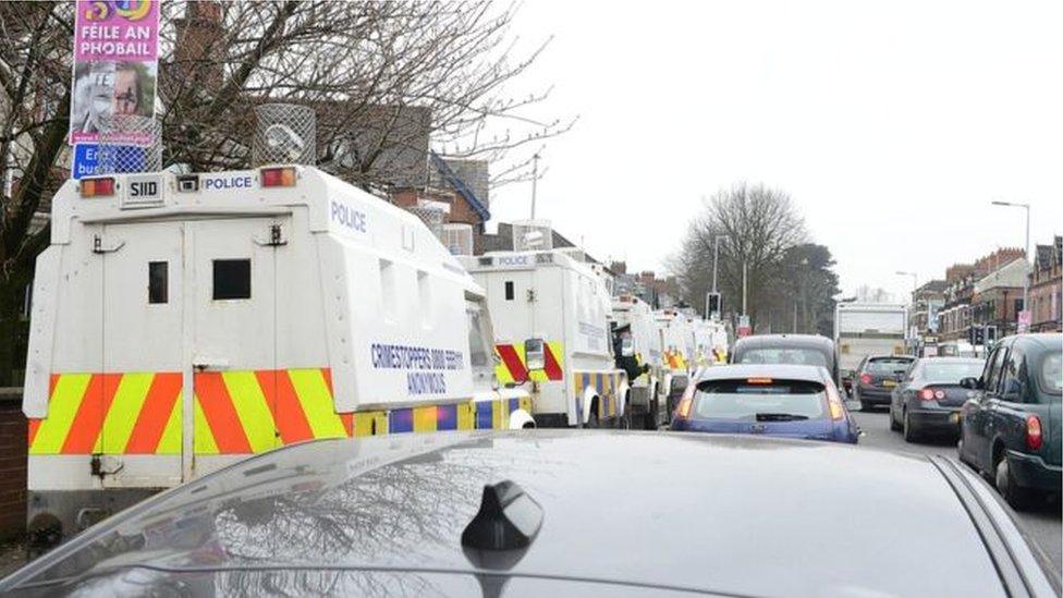 200 police officers were involved in the operation targeting the INLA