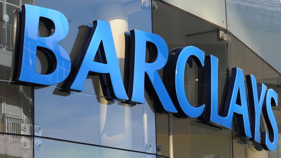 Barclays bank sign