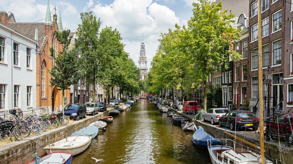 A canal in the Netherlands