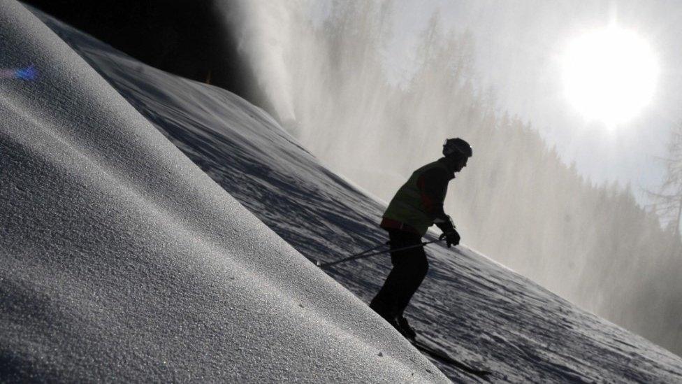 Skier in Austria