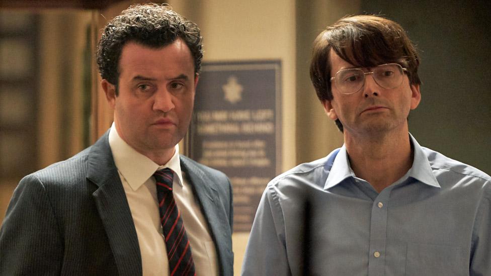 Daniel Mays and David Tennant in Des