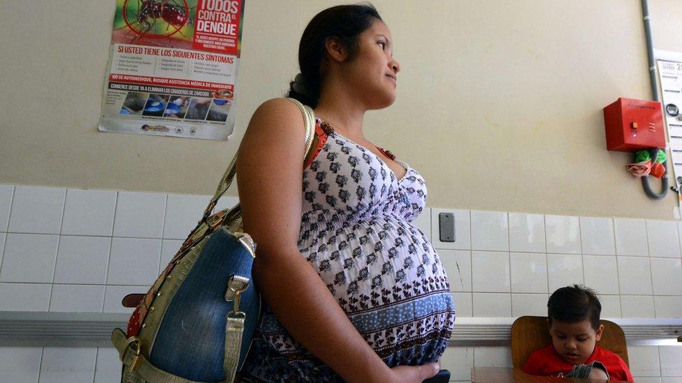 A Honduran woman waits for a check-up