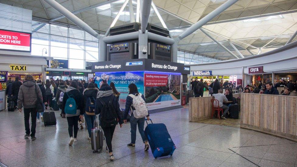 airport departure hall