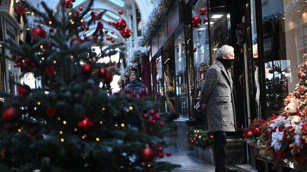 Shopper in London