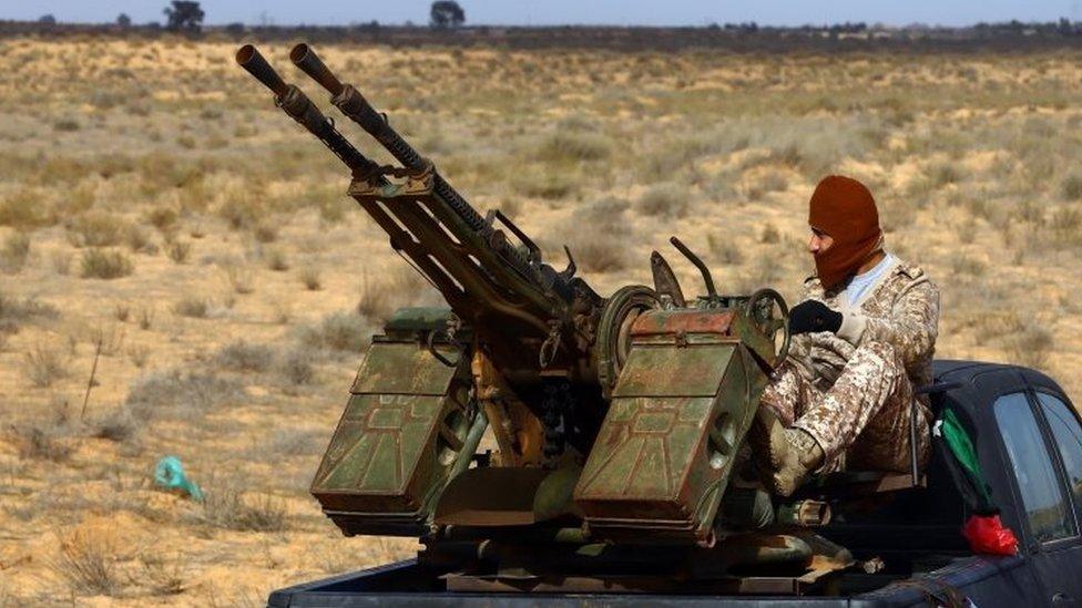 A member of the Libya Dawn militia group, January 2015