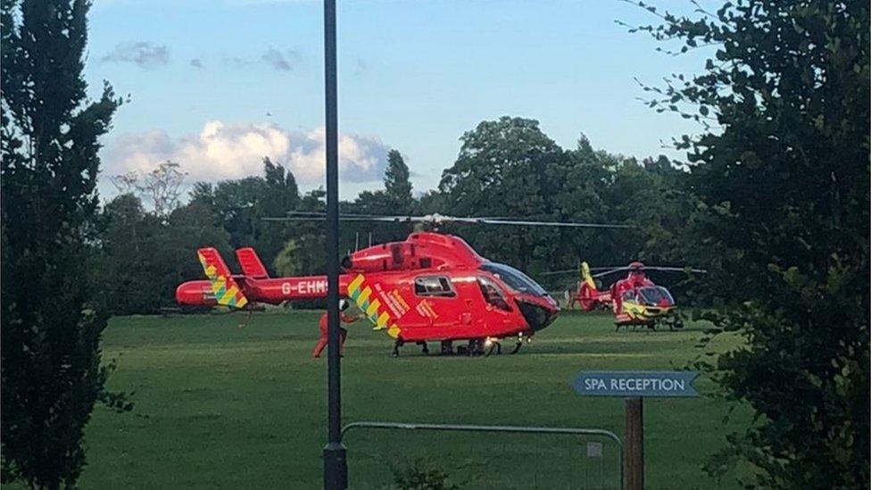 Air ambulances in Reading