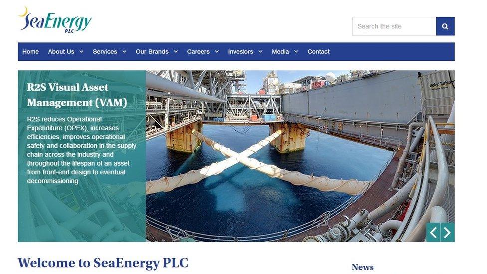 Sea Energy website