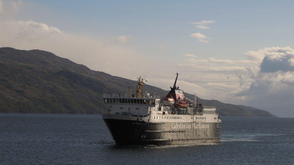 Ferry off Mull