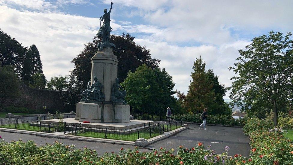 Northernhay Gardens in Exeter