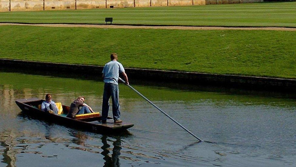 Punting on the River Cam