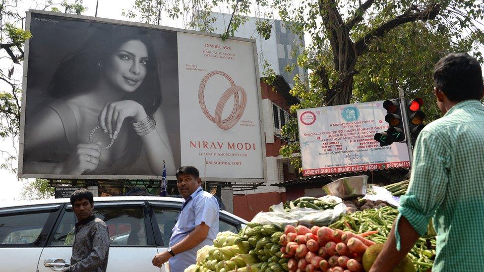 Nirav Modi advert