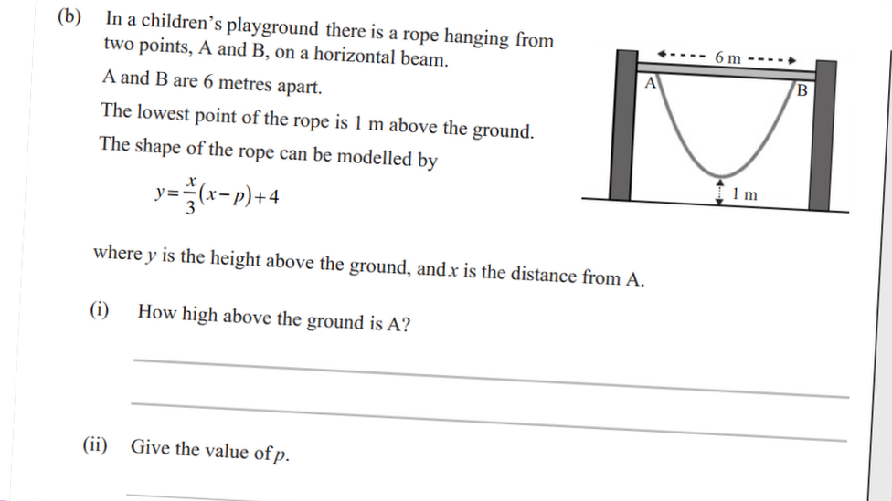 One question from the contentious exam paper