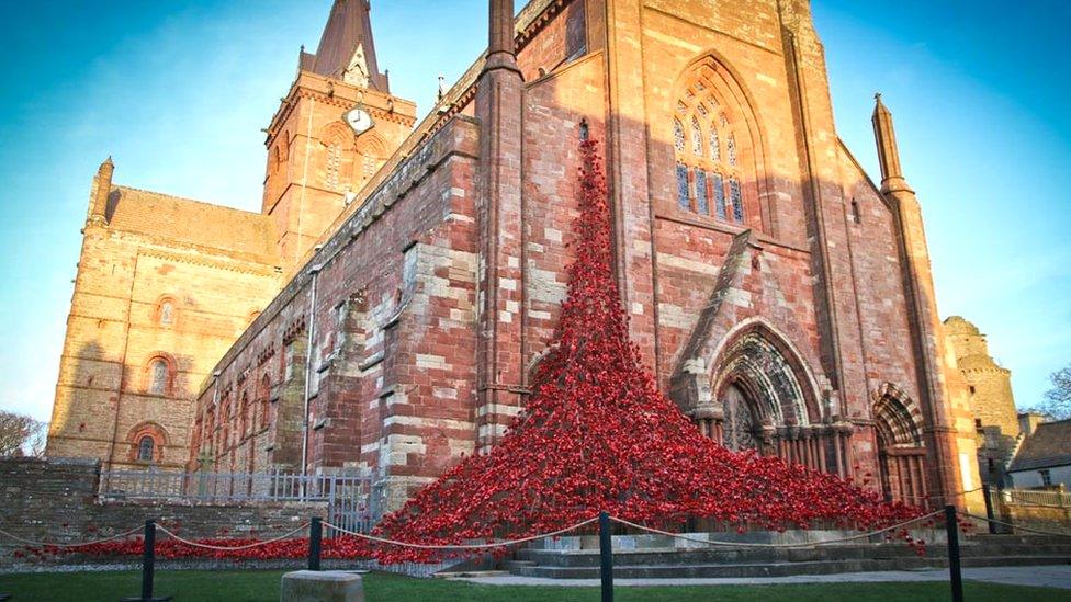 Weeping Window display in Orkney