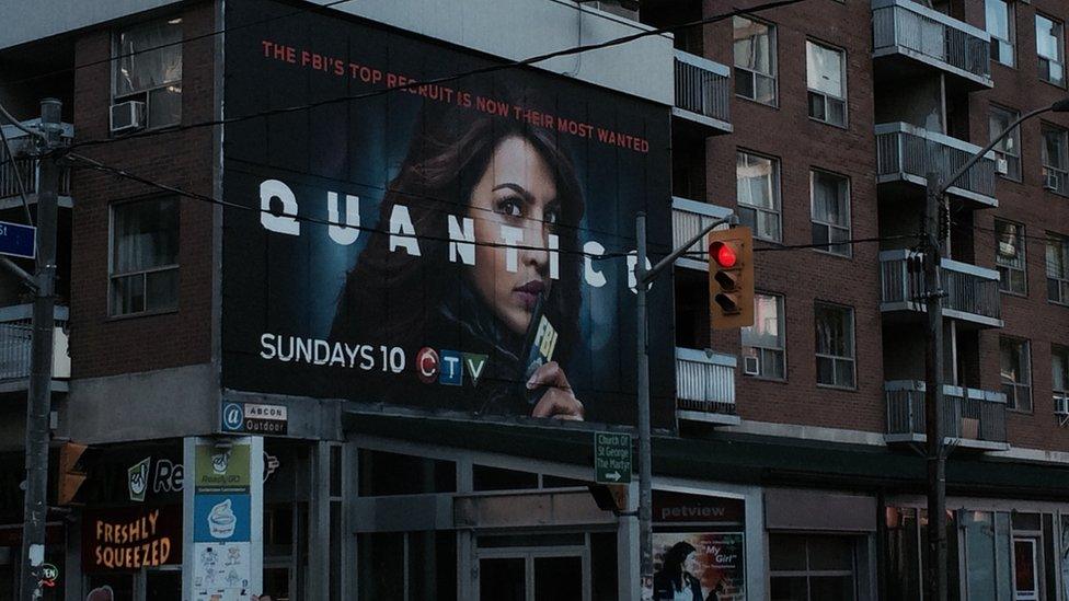 Quantico billboard in New York City