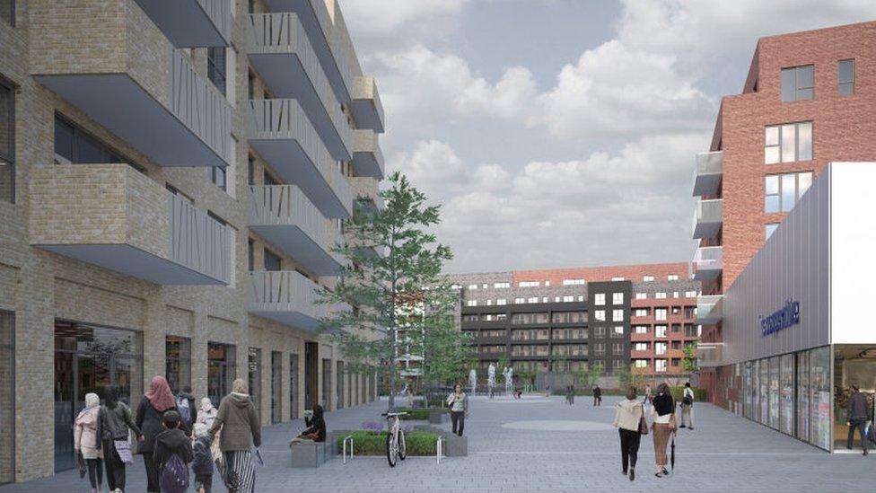 The redevelopment of Marlowe Road Estate and the Wood Street Plaza