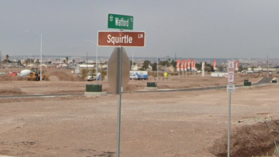 Squirtle lane in Las vegas