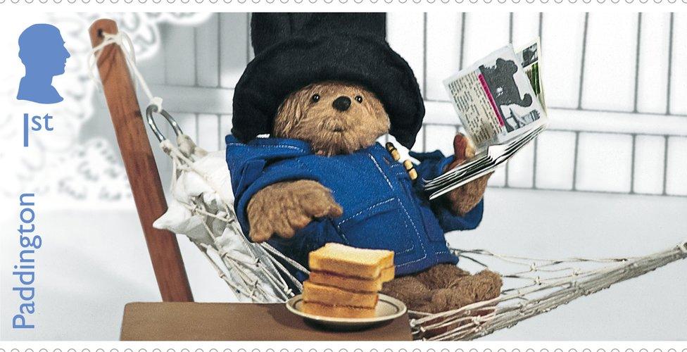 Paddington Bear stamp