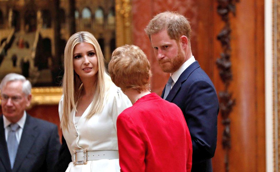 Prince Harry and Ivanka Trump