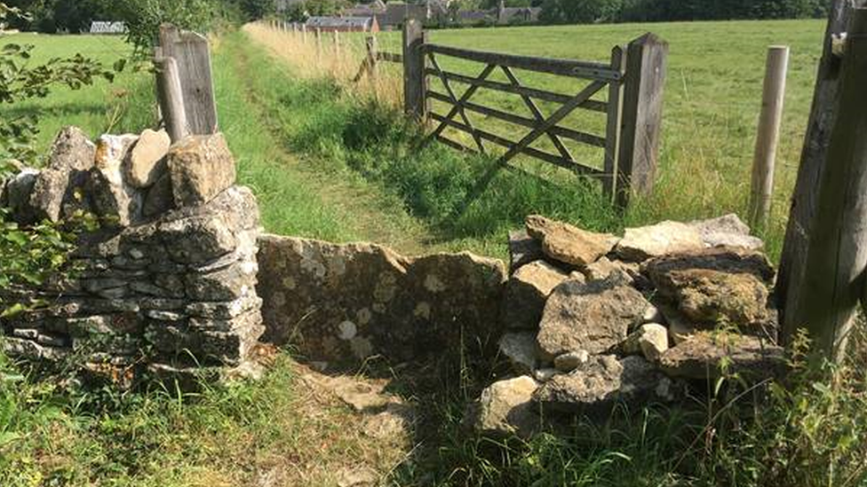 Stone slab stile