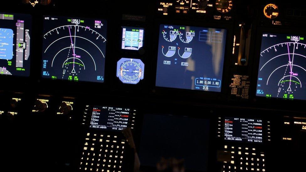 Boeing cockpit