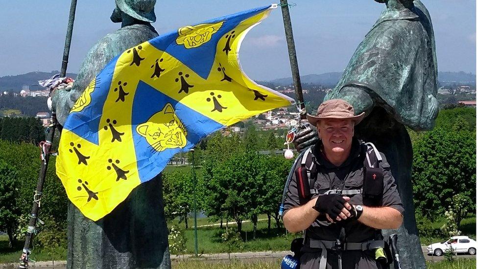 On the Camino de Santiago pilgrimage.