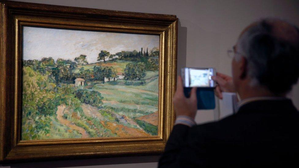 Cézanne's Paysage was owned by a German Jewish couple, forced to flee the Nazis