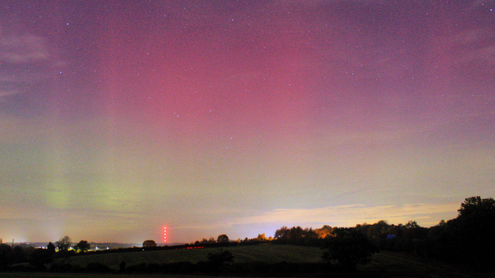 Aurora Borealis in Sutton Coldfield