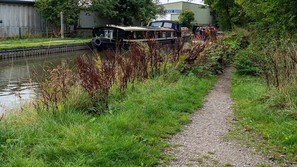 Canal path in Skipton