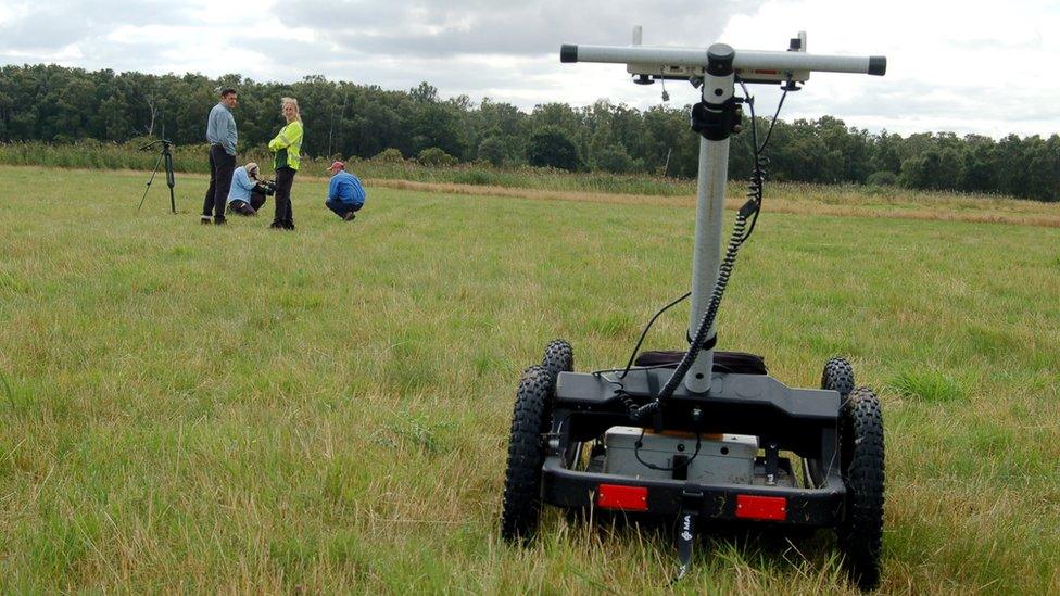 Geophysicists checking Spitfire crash site in Holme