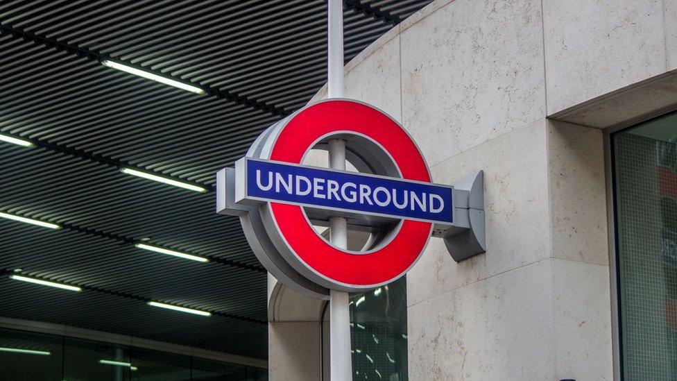 London underground sign