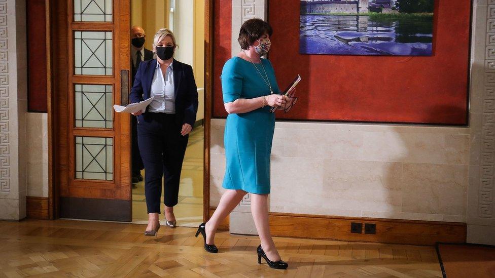 Michelle O'Neill and Arlene Foster