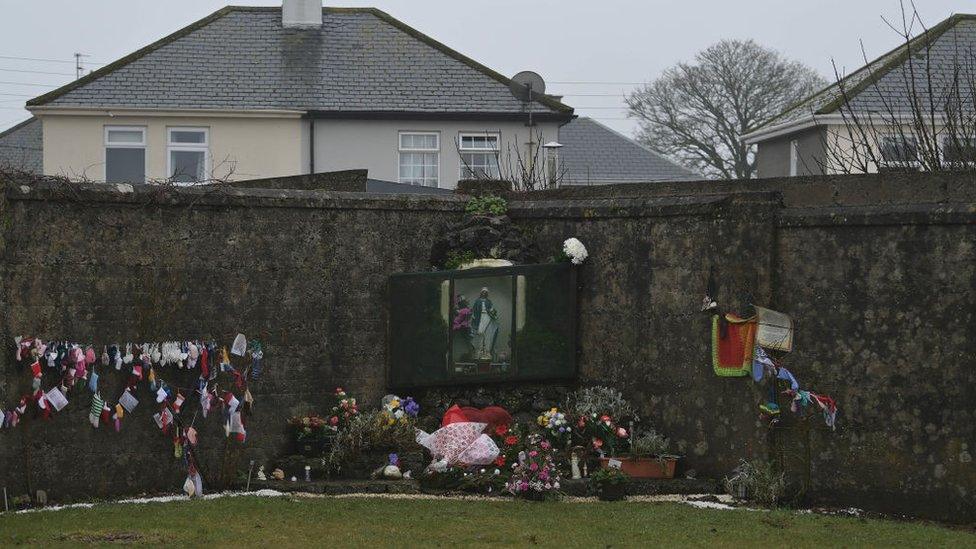 Tuam residents built a shrine decades ago ago in memory of all those who were buried in unmarked graves