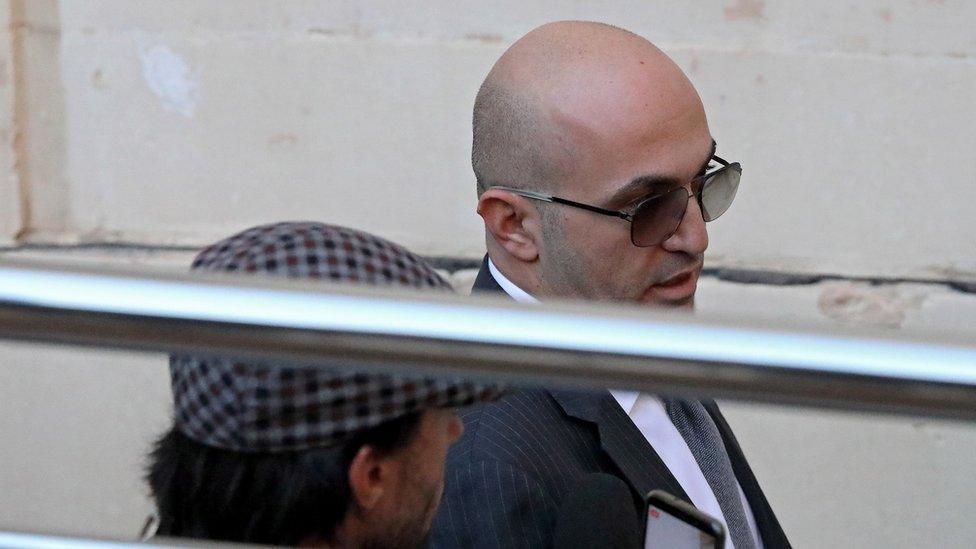 Yorgen Fenech leaves the Malta Law Courts, in Valletta, Malta, 29 November, 2019