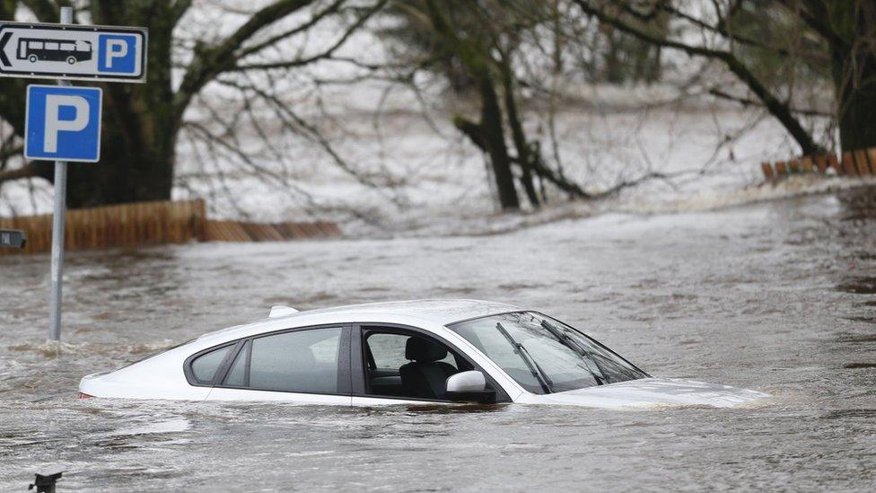 Flooding in Newton Stewart