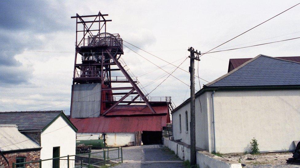 Image of an old coal mine in Wales