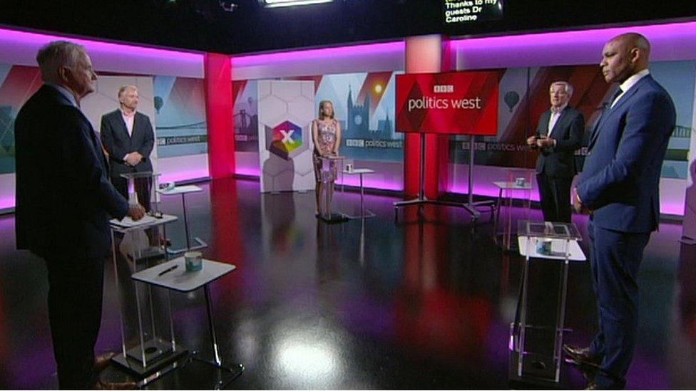 BBC Politics West studio