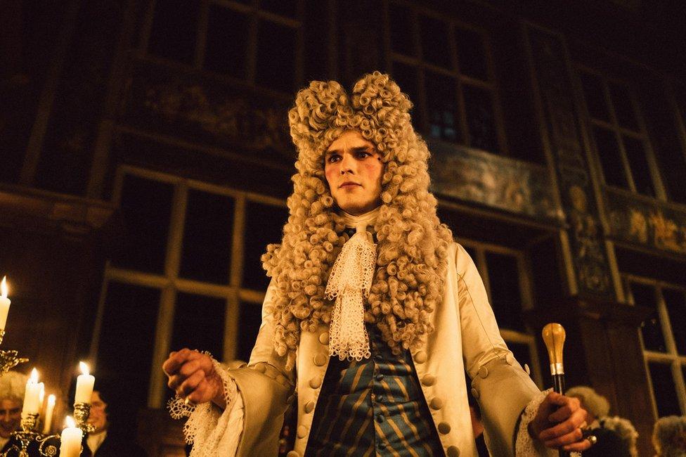 Nicholas Hoult in The Favourite