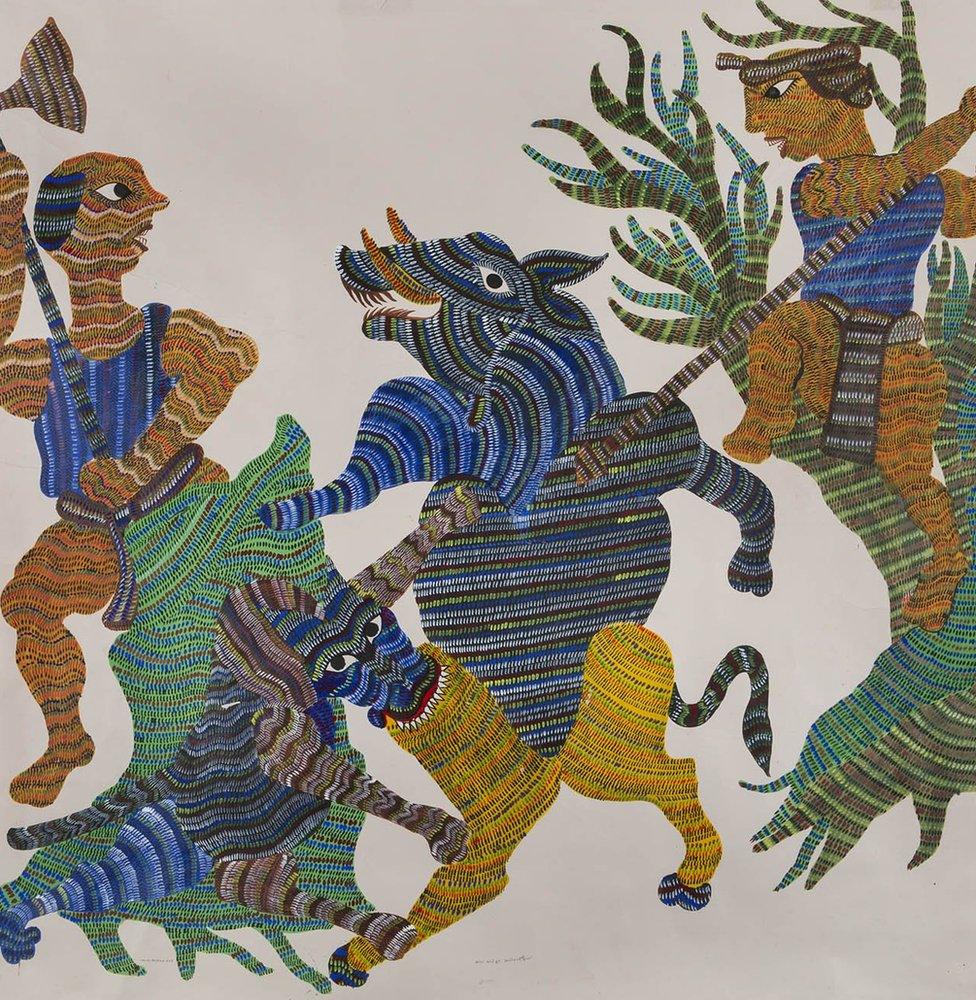 Annihilation of Sanbarah (The Annihilation of the Boar: An Anecdote from the Gond Epic),