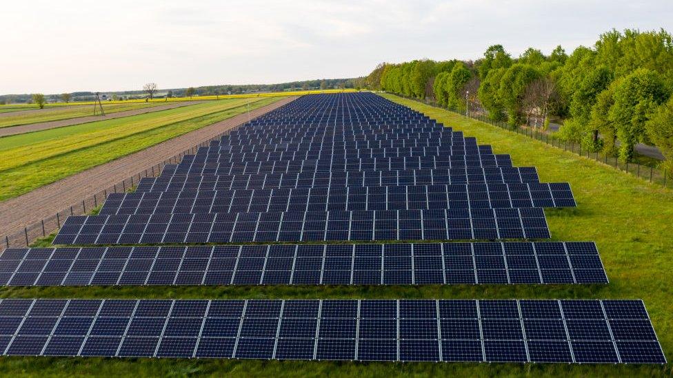 Solar farm in Poland