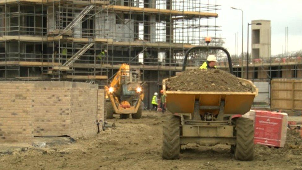 New homes being built at Barton Park, Oxford