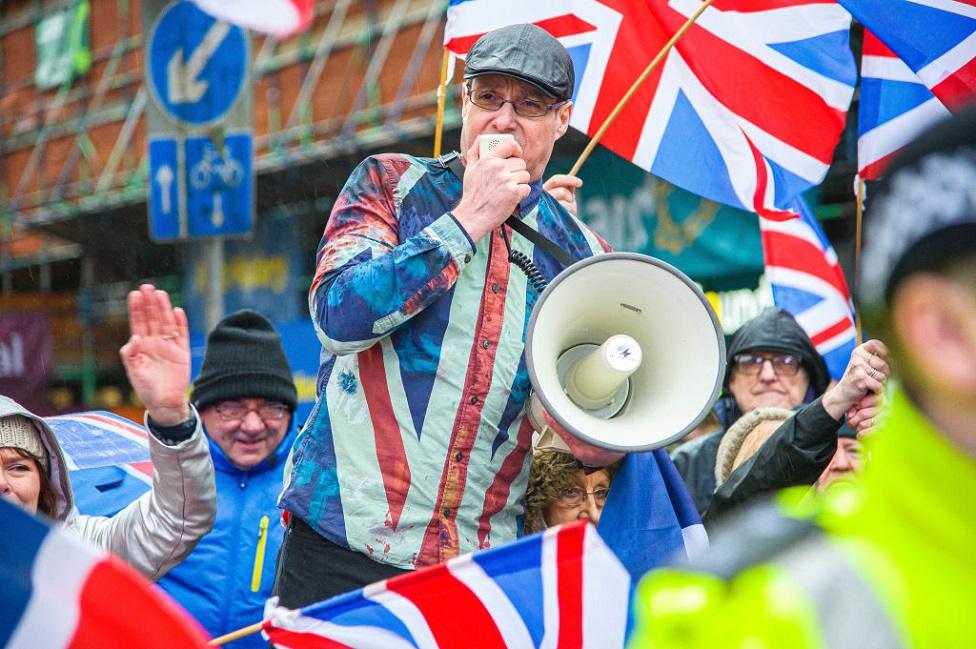 Pro-unionist protest