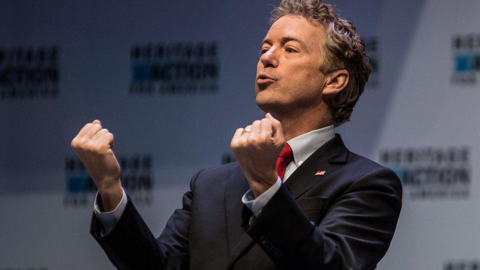 Republican presidential candidate Rand Paul.