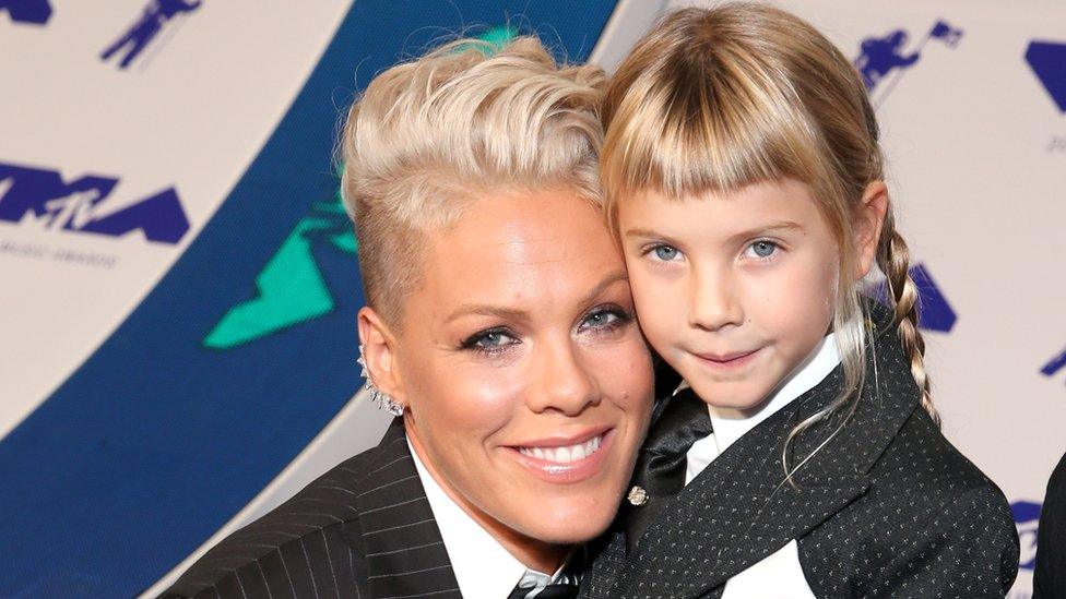 Pink and daughter Willow