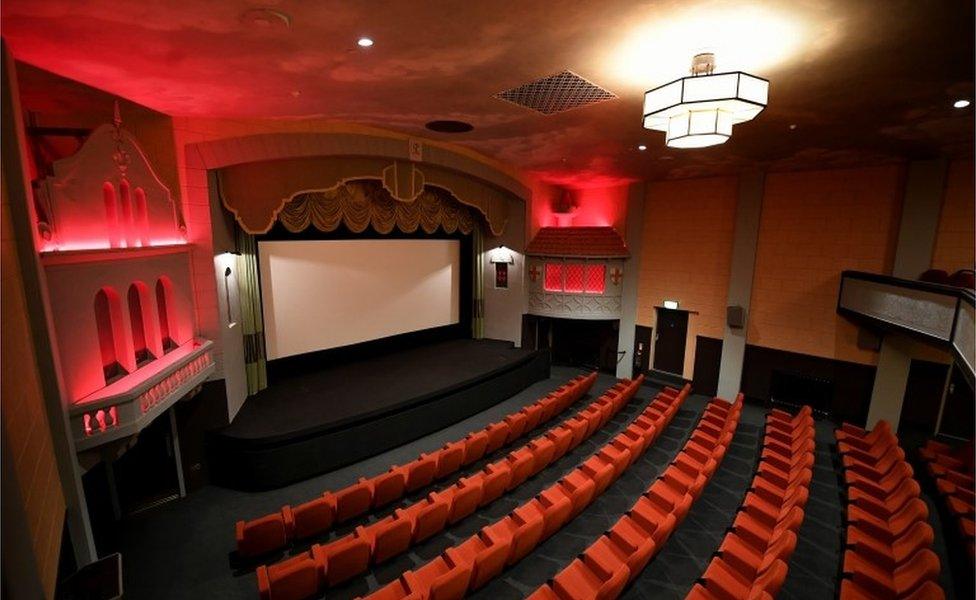 Auditorium of restored Campbeltown Picture House