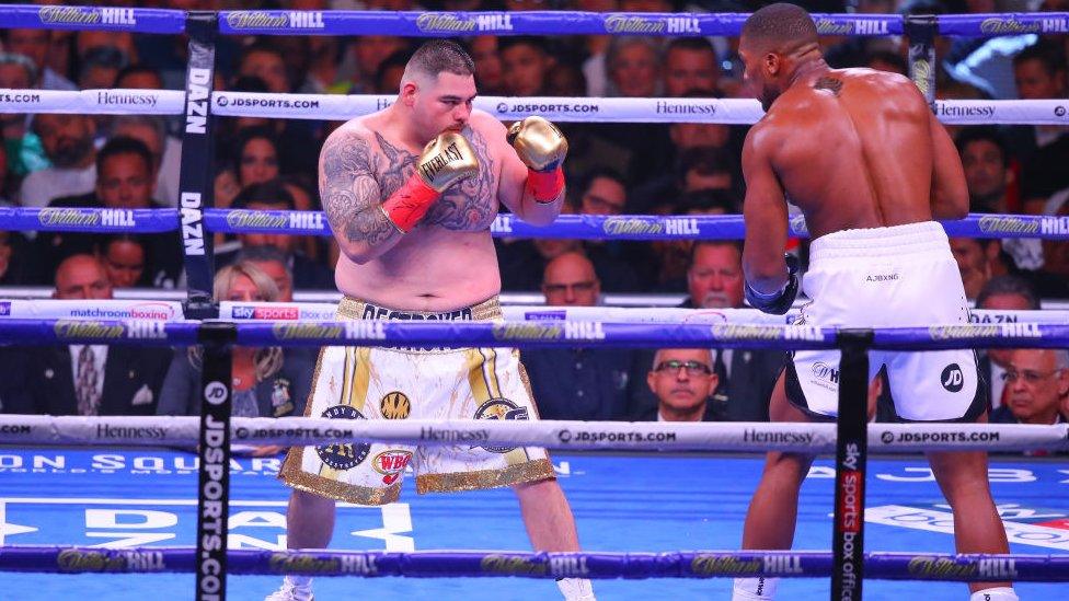 Andy Ruiz Jr. takes on Anthony Joshua